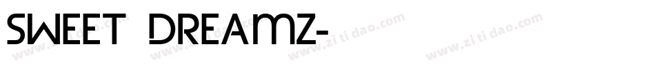 Sweet Dreamz字体转换